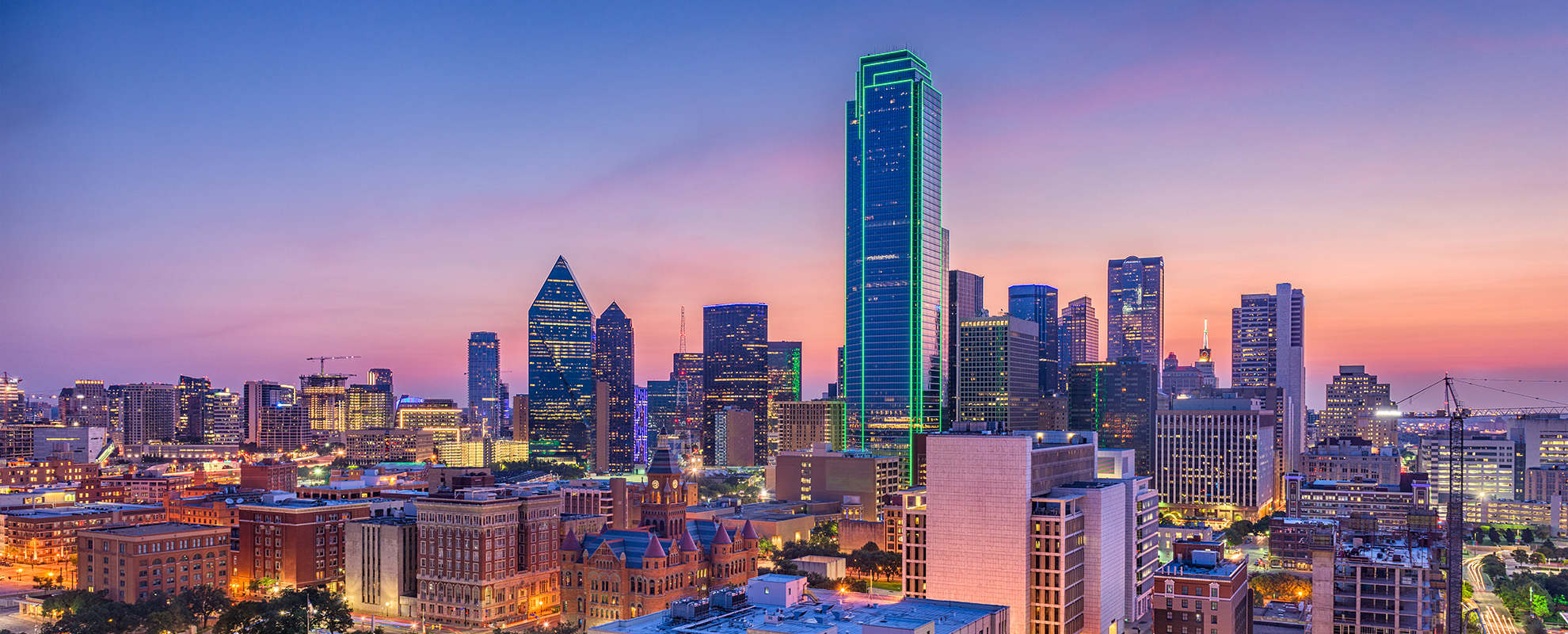 Dallas skyline image